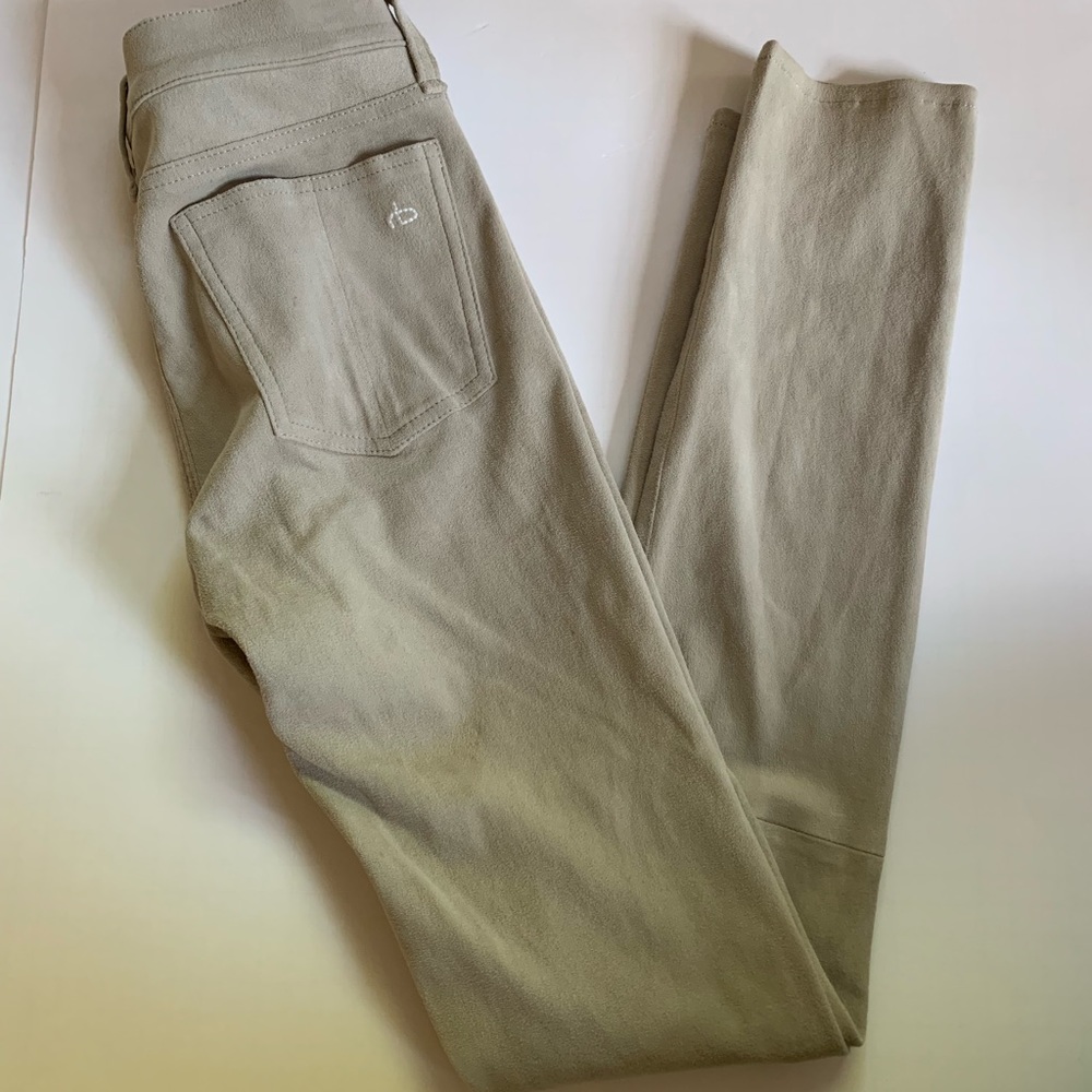 Rag & Bone Stone Suede Skinny Jeans - Picture 8 of 8